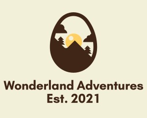 Adventure Campsite Sunset logo design