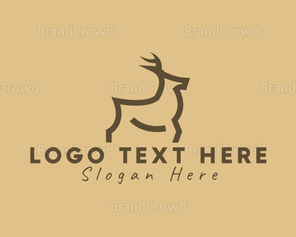 Modern Deer Hunting Logo