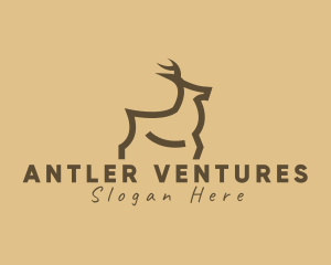 Modern Deer Hunting logo design