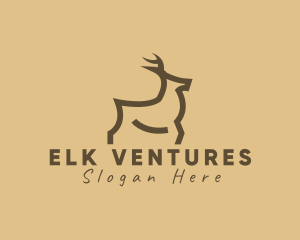 Modern Deer Hunting logo design