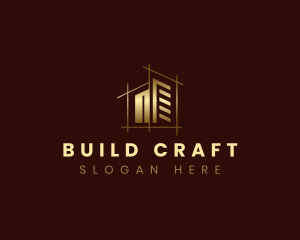 Architect Construction Building  logo design