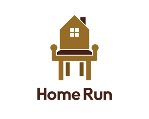 Home Wood Furniture logo design