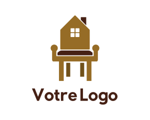 Furnishing - Home Wood Furniture logo design