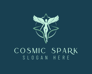 Astral Star Angel logo design