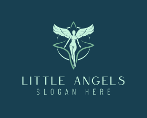 Astral Star Angel logo design