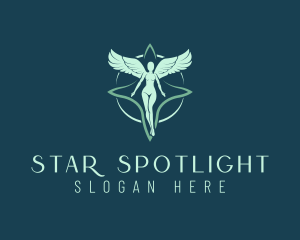 Astral Star Angel logo design