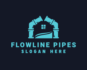 Pipes - Pipe Plumbing Repair logo design