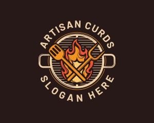 Gourmet Barbecue Grill logo design