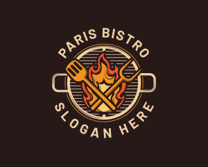 Gourmet Barbecue Grill logo design