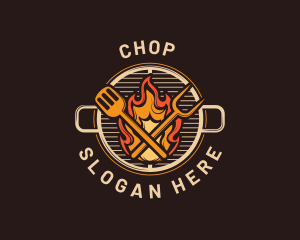 Culinary - Gourmet Barbecue Grill logo design