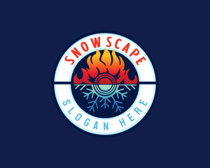 Snow - Flame Snow Thermal logo design