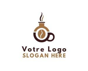 Latte - Coffee Bean Science logo design