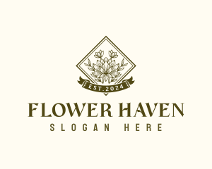 Flower Botanical Wellness logo design