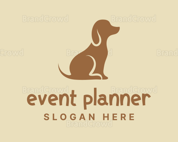 Brown Puppy Dog Logo