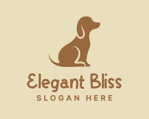 Brown Puppy Dog Logo