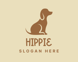 Brown Puppy Dog Logo