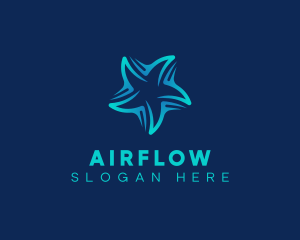 Star Fan Airflow logo design