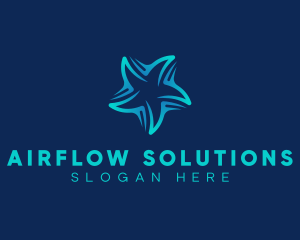 Star Fan Airflow logo design