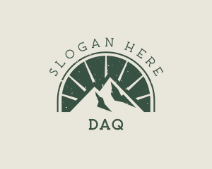 Mountain Peak Hiking Logo