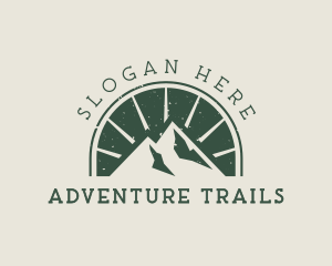 Mountain Peak Hiking logo design