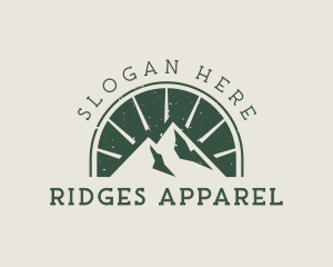 Mountain Peak Hiking logo design