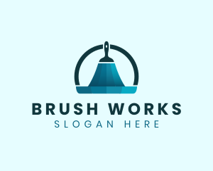 Brush - Decoration Paint Brush logo design
