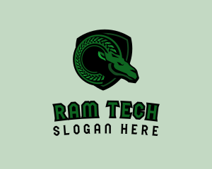 Ram Shield Esports logo design