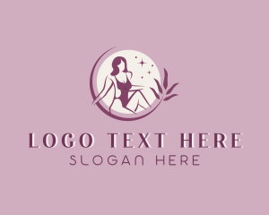 Lingerie Bikini Woman Logo