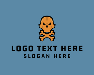 Pubg - Avatar Gamer Skull logo design