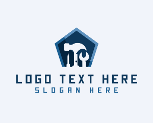 Hardware - Construction Tools Repair logo design