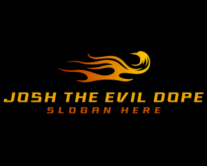Gas - Phoenix Bird Flame logo design