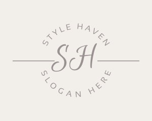 Hairdresser Style Salon logo design