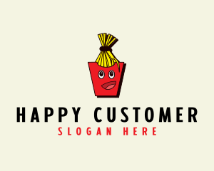 Happy Face Fries logo design