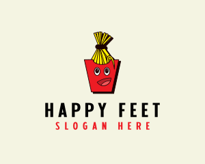 Happy Face Fries logo design