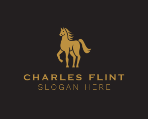 Elegant Stallion Horse Logo