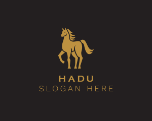 Elegant Stallion Horse Logo