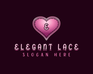 Lace - Love Heart Lace logo design