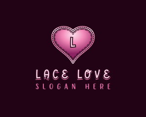 Love Heart Lace logo design