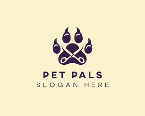 Scissor Pet Grooming logo design