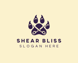 Scissor Pet Grooming logo design