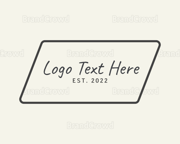 Women Apparel Wordmark Logo