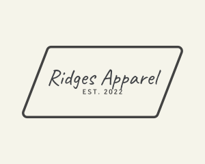 Women Apparel Wordmark logo design