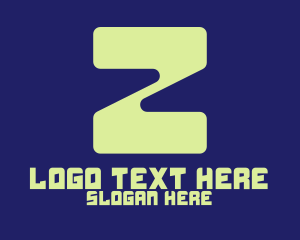 Lettermark Z - Bold Company Letter Z logo design