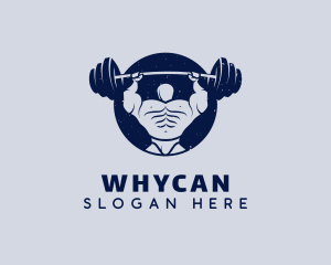 Weightlifting - Body Builder Weightlifting logo design