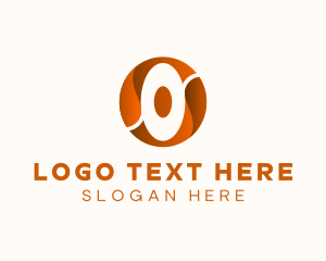 Creative Agency - Modern Circle Company Letter O logo design