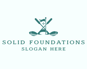 Golf Sports Tournament Logo