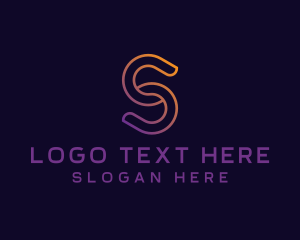 Innovation - Generic Outline Letter S logo design