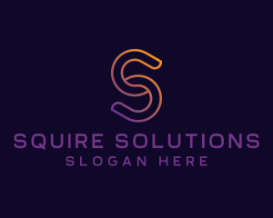 Generic Outline Letter S logo design