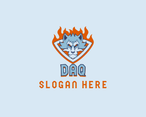 Fire - Wolf Shield Gaming logo design