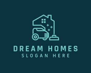 Household Vacuum Cleaning Logo